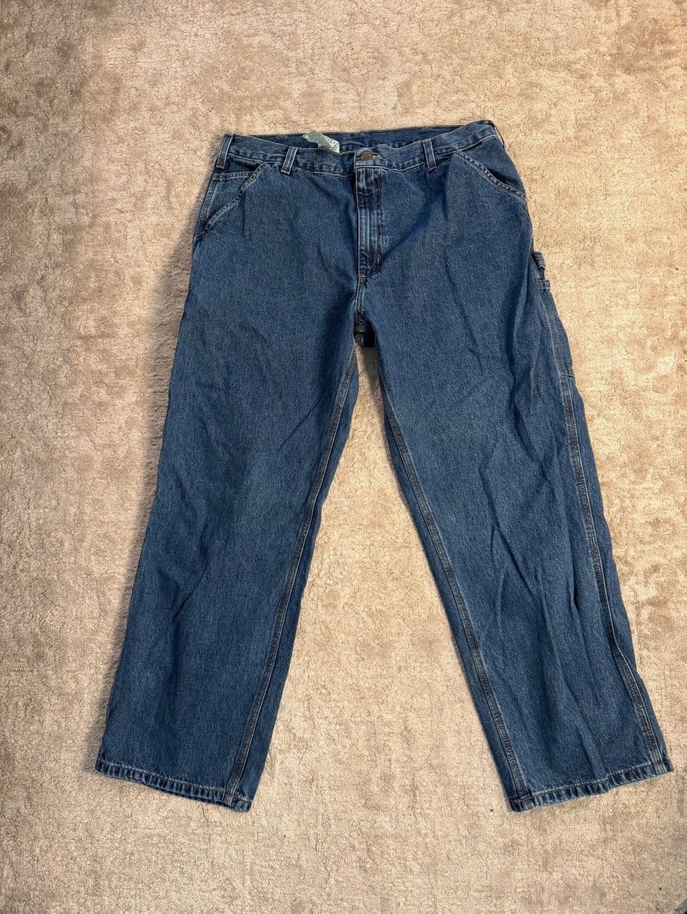 Carhartt Original Dungaree Fit Denim Pants Size 38x30